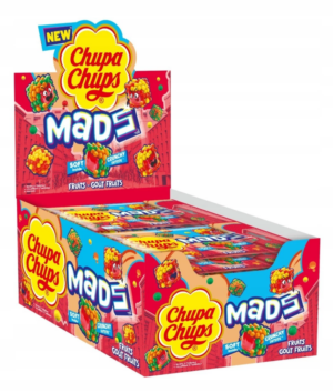 Chupa Chups Import Mads Fruits Cube Cluster 45g 12ct